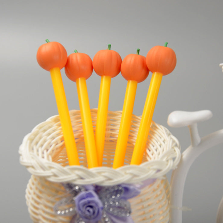 Wholesale Plastic Golden Pumpkin Rollerball Pen