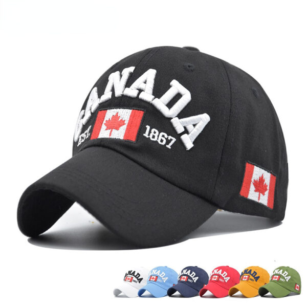 Wholesale Maple Leaf Embroidery Cotton Hat