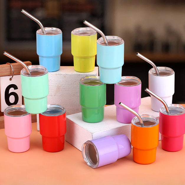 Wholesale Tumbler Ice Bullies C Stainless Steel Shot Glass 3oz Household Straw C Car Car C