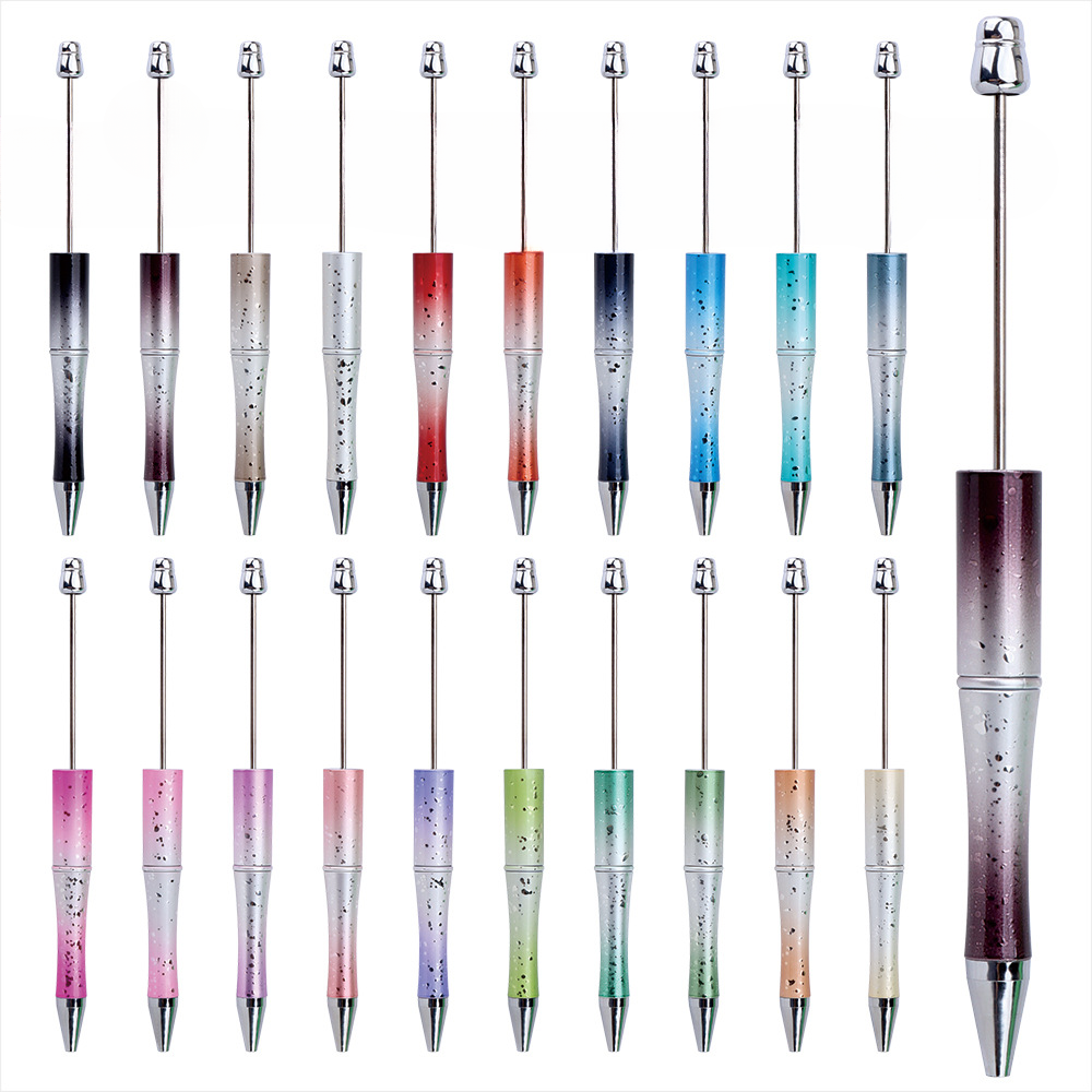 Wholesale Beadable Pens Starry Sky UV Plating Gradient DIY Bead Pen