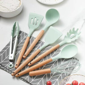 Wholesale Kitchen Silicone Shovel Set of 12 Pieces