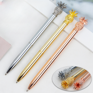 Wholesale Pineapple Creative Metal Ballpoint Pen