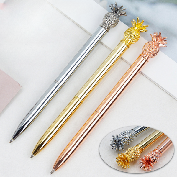 b69a5d861039b88a53e81c050f521653 Wholesale Pineapple Creative Metal Ballpoint Pen