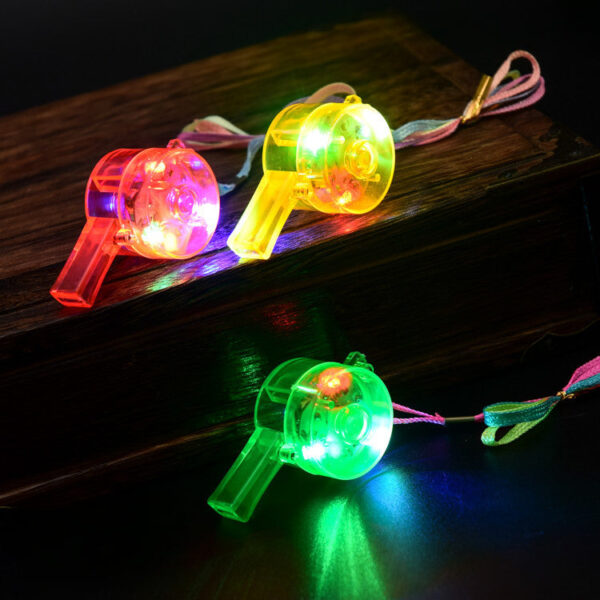 Wholesale Plastic Luminous Whistle Party Toys
