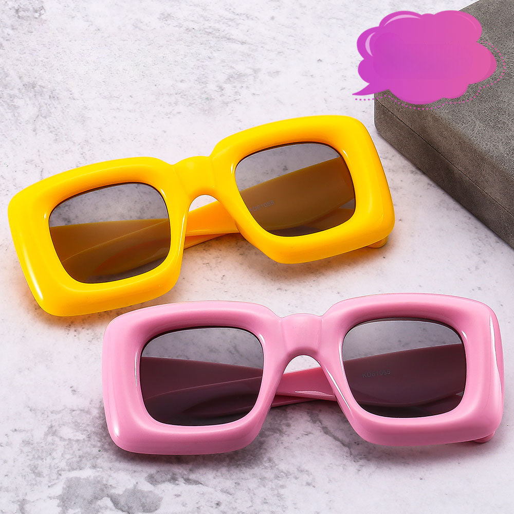 Wholesale PC Bubble Square Chilen's Sunglasses