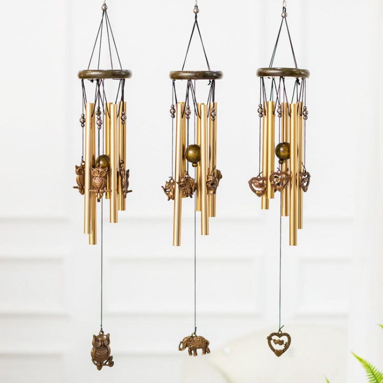 Wholesale Creative Mascot Acrylic Metal Aluminum Tube Wind Chimes