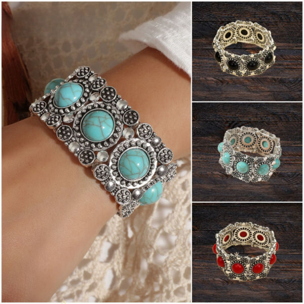 c39ba7c12dd7117880c7f003a3a07b69 Wholesale Bohemian Ethnic Style Turquoise Bracelets