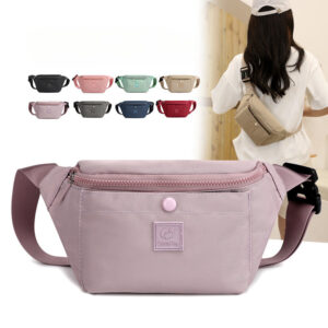 Wholesale Simple Waterproof Nylon Waist Bag