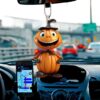 Wholesale Halloween Acrylic Pumpkin Man Car Pendant