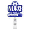 Wholesale Badge Reels Sparkling Powder Acrylic Nurse Retractable Keychain