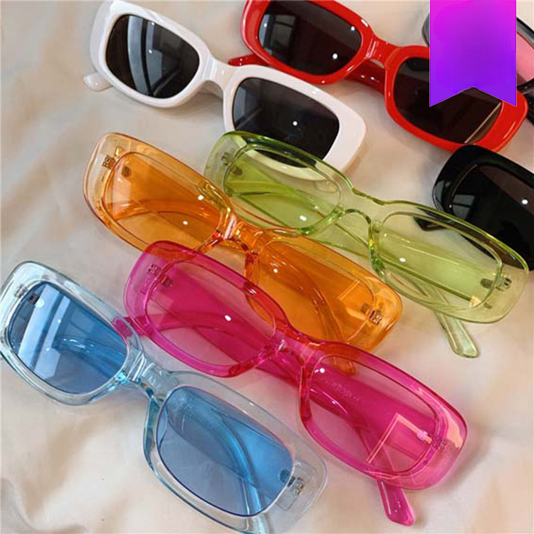 Wholesale PC Small Frame Rectangular Sunglasses