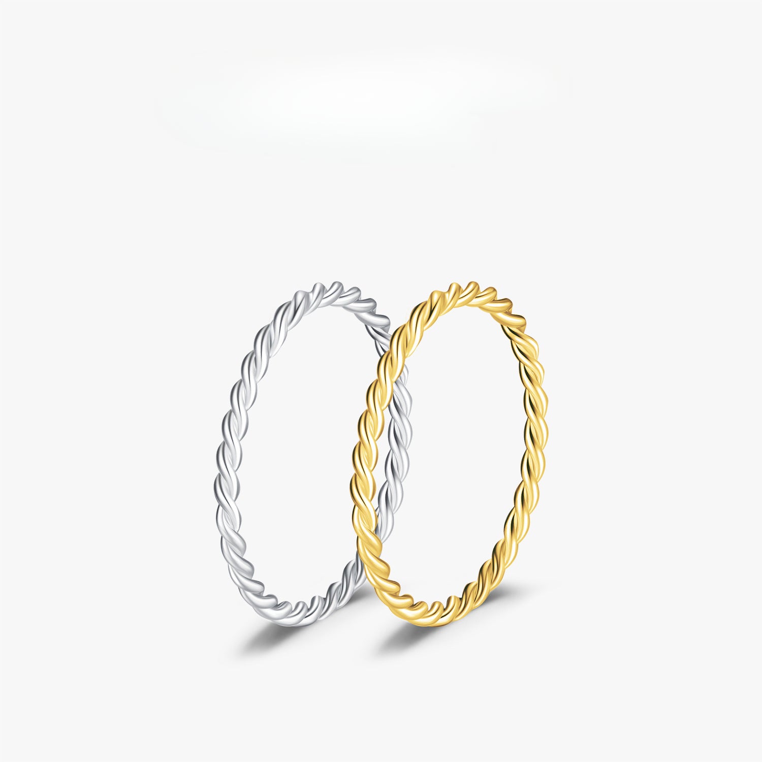 Wholesale Fried Dough Twists Sterling Sier Ring