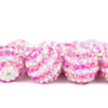 d8b23a7e6caef943c975c59159929ee1 Wholesale 20MM Resin Diamond Ball Beads Rose Red and White Striped Diamond Ball Beads
