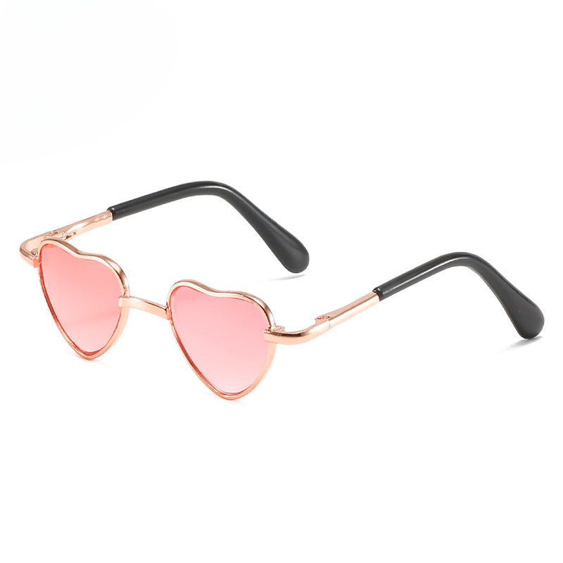 Wholesale Heart Metal Ppet PC Sunglasses