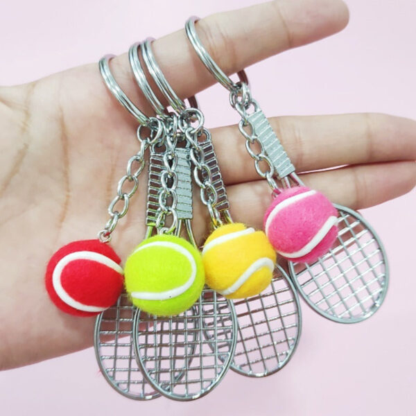 dac4bbaab94fc2c4435b80baab8b8dd6 Wholesale Mini Tennis Racket Metal Keychain