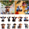 db8d26b99d52db4af60cde8b3be23d17 Wholesale Creative Cartoon Acrylic Pendant Car Christmas Decorations