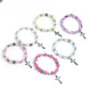 Wholesale Cross Colored Artificial Crystal Bracelet