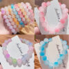 Wholesale Gradient Student Send Girlfriend Glazed Glass Bracelet