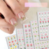 Wholesale Paper Small Flowers Petals Leaves Nail Art Stickers