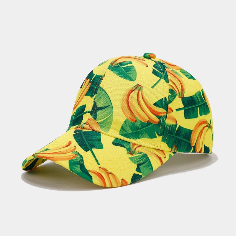 Wholesale Tropical Ft Banana Print Baseball Cap