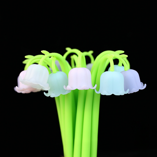 Wholesale Silicone Lily of The Valley Gel Pen