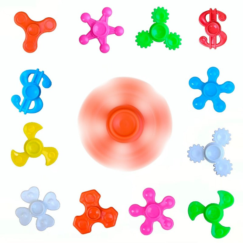 Wholesale of 4cm Plastic Mini Finger Top Toys for Chilen