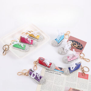 eef0bca7e5cbde593a2a8382832cd03e Wholesale Crystal Shoe Pendant Metal Car Key Pendant