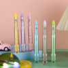Wholesale Plastic Random Rocket Missile Shape Luminous Gel Pen
