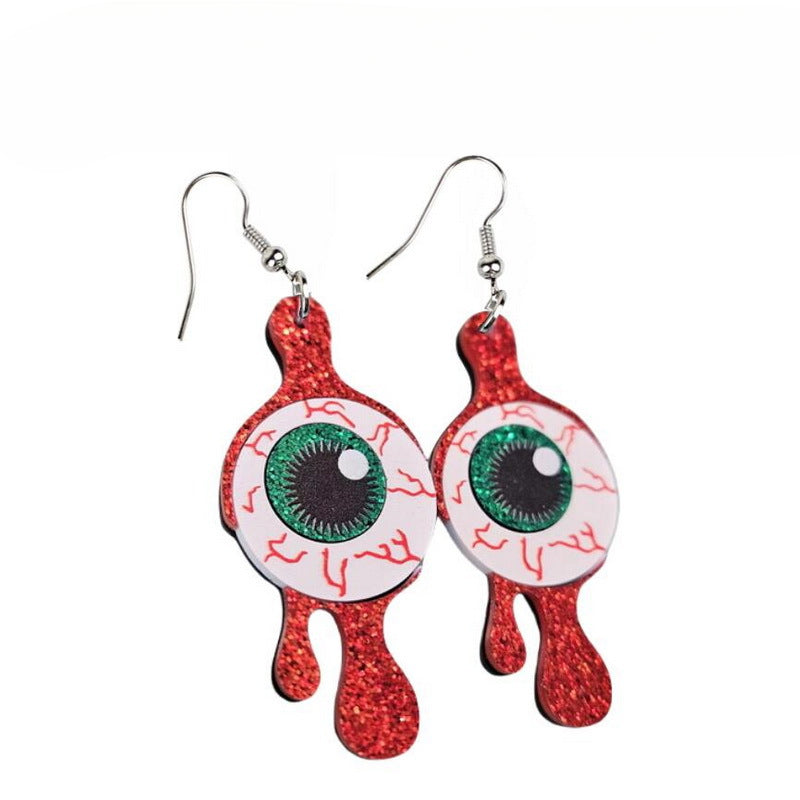 Wholesale New Black Cat Pumpkin Horror Eyeballs Eyes Blood ops Girl Holiday Aessories