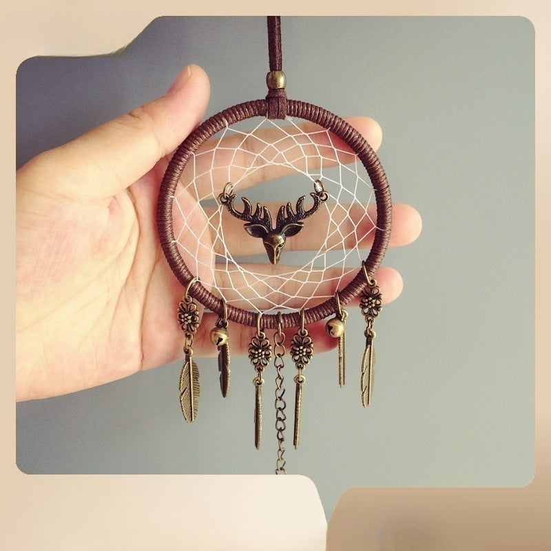 Wholesale Handmade eamcatcher Feather Car Aessories