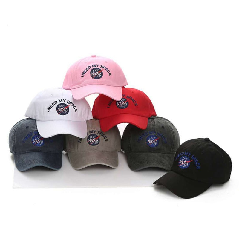 Wholesale Cotton NASA I NEED MY SPACE Astronaut Baseball Caps