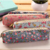 oly-415bb4d0ebf4bf0e3a816a3e8ec90eb9 Wholesale Small Fresh and Elegant Stationery Bag Forest Style Elegant Simple Stationery Box Wave int Floral Pencil Bag