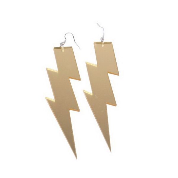 oly-6558cfe91cdf5172df61ce2cbdfb8341 Wholesale Large Multi-Color Fluorescent Lightning Earrings Acrylic Geometric Long Ladies Elegant Earrings Jewelry Aessories