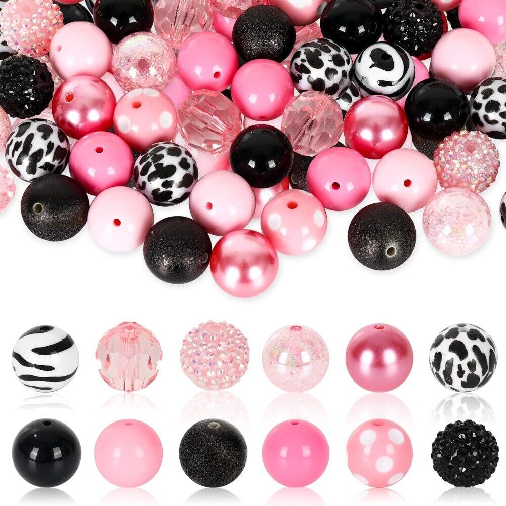 Wholesale 20MM Acrylic Bubblegum Beads Mixed Color Beads