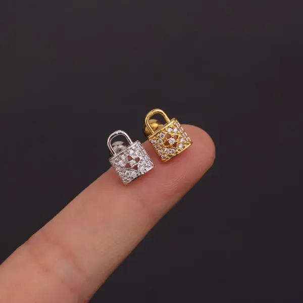 1-Piece-316L-Stainless-Steel-Copper-Zircon-Ear-Cartilage-Rings-Studs-Geometric-Waterproof-Non-Tarnish-Surgical-Steel-Women-S-main-image-4 1 Piece 316L Stainless Steel Copper Zircon Ear Cartilage Rings & Studs Geometric Waterproof Non Tarnish Surgical Steel Women'S