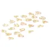 1 Piece Copper Zircon Ear Cartilage Rings & Studs U Shape Plating Nose Pin