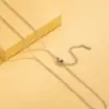 1-Piece-Solid-Color-Necklace-Stainless-Steel-Titanium-Steel-Vacuum-Plating-18K-Gold-Plated-Women-S-Box-Chain-Snake-Chain-Simple-Style-main-image-9 1 Piece Solid Color Necklace Stainless Steel Titanium Steel Vacuum Plating 18K Gold Plated Women'S Box Chain Snake Chain Simple Style