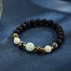 Wholesale Natural volcanic stone yoga luminous bracelet