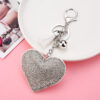 Wholesale Creative Heart-Shaped Diamond-Encrusted Bag Keychain