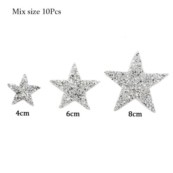 Wholesale Hot stamping pentagram embroidery DIY Patches