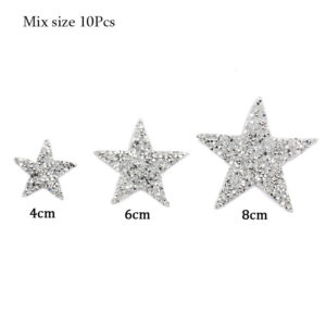 White 5 a pack / 4cm five-pointed star