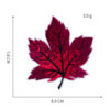 Wholesale Cartoon Maple Leaf Embroidered Fabric Patch Badge