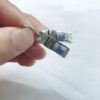 Wholesale Vintage Blue Stone Unique Shaped Earrings