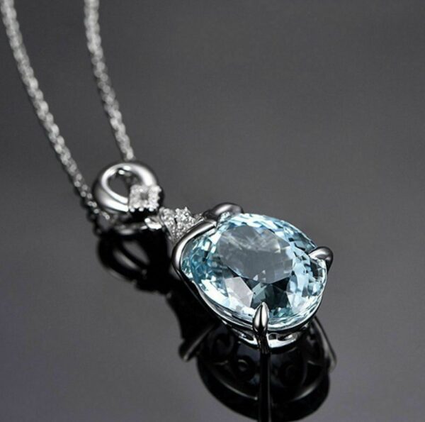 Wholesale Carat Aquamarine Pendant Necklaces