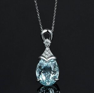 12004657234_221468121 Wholesale Carat Aquamarine Pendant Necklaces