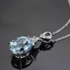 Wholesale Carat Aquamarine Pendant Necklaces