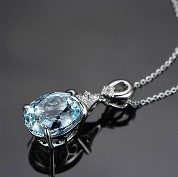 Wholesale Carat Aquamarine Pendant Necklaces