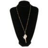 Wholesale Gold-edged Conch and Seashell Necklace
