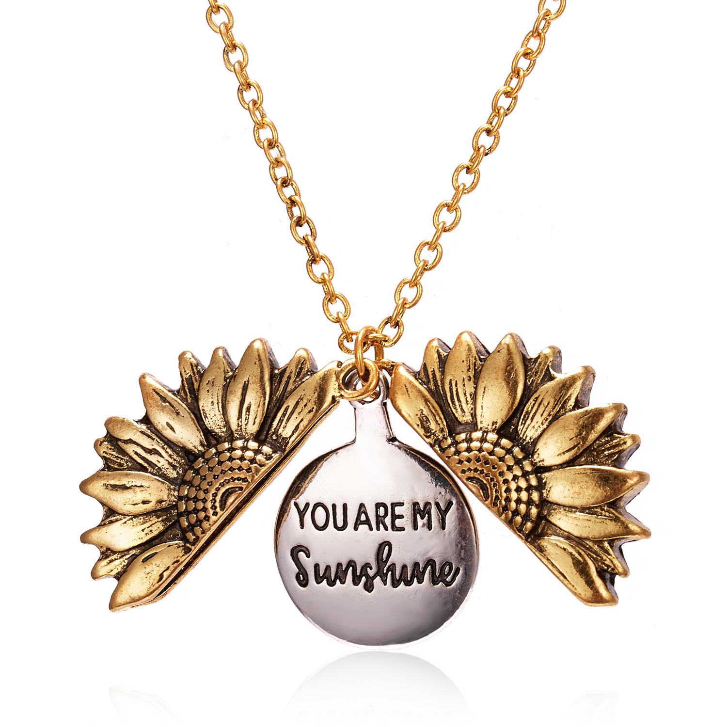 Wholesale Suowers can open engraved cole necklace