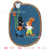 Wholesale Cartoon Rabbit Large Clothing Embroidery DIY Patches